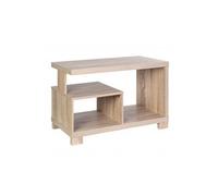 Table Basse Luca, coloris Chêne naturel, L80 x P40 x H40 cm --