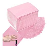 Table basse manucure-50 feuilles de technologie pour imperméables avec design à 3 couches | Couvertures pour une station à ongles jetable pour la pratique, le travail de salon, pour les débutants, les