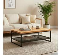 Table basse Marron et Noir de salon industrielle Mobilier Urbain vidaXL vidaXL