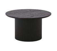 Table basse marron foncé Ø 80 x 45 cm