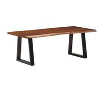 Vidaxl Table Basse Marron Miel 110x55x40 Cm Bois Massif D'acacia Marron
