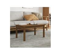 Table basse Marron miel 80x50x40 cm Bois massif de pin814282