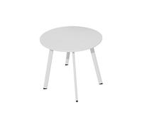 Table basse - MASSA?è - Acier époxy - ?ò60 cm - Blanc