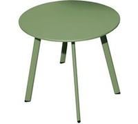 Table basse Massae acier époxy diamètre 60 cm amande