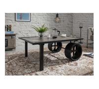 Table basse - MASSIVMOEBEL24 - RAILWAY N° 433 - Bois massif - Laqué - Style industriel