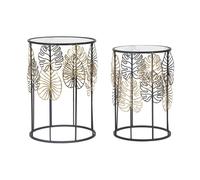 TABLES COUPLE GLAM FEUILLES