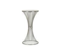 Table basse Mauro Ferretti Funnel - Argenté - 40x79 cm