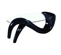 Table basse Maya - 127 x 65 x 46 cm - Noir