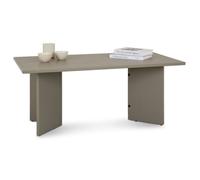 IDIMEX Table Basse MESA pour Salon en Bois Massif Gris, Design rectangulaire Moderne, Pieds angulaires, 110 x 45 x 60 cm