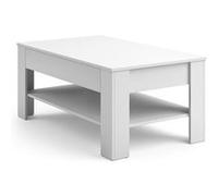 Vicco Table Basse Milan, Blanc, 92.2x48cm