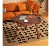 Table basse minimaliste en forme de nuage - Motif dessin animé mignon - 60 x 60 x 63 cm - Table centrale en bois pour salon, réception, bureau - Meuble élégant et fonctionnel