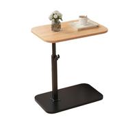 Table Basse Moderne À Hauteur Réglable en C avec Pivot À 360°, Petite Table D'appoint pour Canapé-Lit, Baignoire, Table D'appoint sous Le Canapé,C