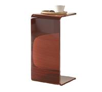 Table basse moderne en acrylique pour salon, entrée, bureau et salle d'attente, design contemporain, 30 x 30 x 50 cm, couleur B, parfaite pour les intérieurs modernes