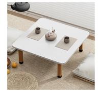 Table basse moderne en bois, table basse japonaise multifonctionnelle, table à thé carrée en bois pour la maison, le bureau, la chambre à coucher - Design élégant à profil bas, essentiel pour