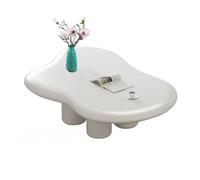 Table basse moderne en forme de nuage irrégulière pour le salon, table d'appoint noir/crème/blanc, table de cocktail, mobilier élégant pour décoration d'intérieur