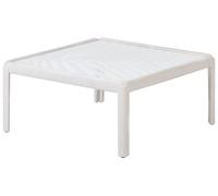 Table Basse Moderne Structure Synthétique 69 x 69 cm Beige Clair Ferretti