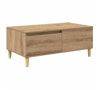vidaXL Table basse Chêne artisanal 90 x 50 x 35 cm – Bois d'ingénierie, chic pour le salon