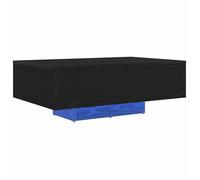 Table basse moderne - vidaXL - Chêne noir - 85x55x31 cm - Bois d'ingénierie - Bandes LED - Poids maximal 75 kg