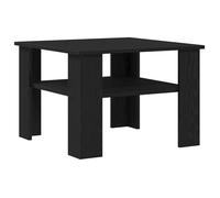 vidaXL Table basse Chêne noir 60×60×42 cm – Bois d'ingénierie, design épuré
