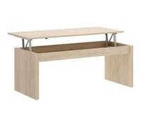Table basse modulable coloris naturel - Longueur 102 x Profondeur 50 x Hauteur 43 cm