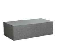 Table basse MONOBLOC 100 x 50 x 30 cm, aspect béton gris, design rectangulaire, table de salon, table de salon, table de salon, table moderne