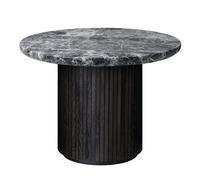 Table basse Moon Ø60cm black wood frame