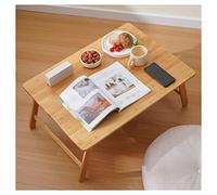 Table basse multifonctionnelle pliante portable pour ordinateur portable Rangement facile Idéal pour les salons de thé et balcons Taille compacte (S : 75 x 55 x 32 cm)