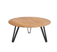 Table Basse Muubs Space Ø90 en Chêne Huilé Naturel