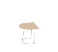 Table Basse Muuto Airy Demi-format, Chêne Laqué/ Blanc Cassé