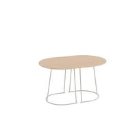 Muuto Table basse Airy S Placage chêne laqué - off white