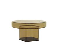 Table basse Naked H30 Ambre/Verre