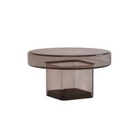 Table basse Naked H30 Fumé/Verre