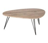 Atmosphera Table basse Neile 112 x 80 cm Marron