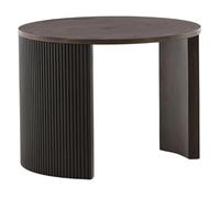 Table Basse Nervurée Bristol 60cm Marron