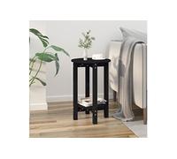 Table basse Noir Ø 40x60 cm Bois massif de pin822361