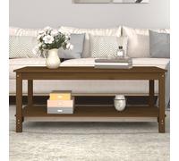 Table Basse Noir 50x50x45 cm Bois Massif de Pin Table d’Appoint Salon vidaXL