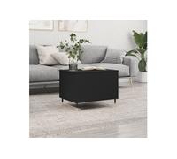Vidaxl Table Basse Noir 60x44,5x45 Cm Bois D'ingénierie Multicolore