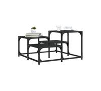 Table basse noir 68x68x40 cm bois d'ingénierie 837747