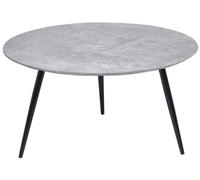 Table basse noire à effet béton EFFIE