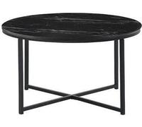Table basse noire salon haut de gamme moderne minimaliste meubles nouveau bois