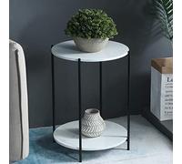Table basse nordique moderne - Table d'appoint minimaliste imperméable pour salon, petit espace - Réception élégante et décoration de salon confortable - Parfaite pour n'importe quelle maison