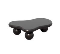 Table basse nuage pour salon - Jolie table basse à bords arrondis - Polissage moderne et simple - Irrégulier - Avec pied à boule - Pour la maison et le bureau - Petit espace