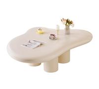 Table Basse Nuage, Table Basse Dessin Animé, Table À Thé D'intérieur Irrégulière Moderne pour Salon avec 4 Pieds, pour Salon, Chambre, Appartement,100 * 69 * 30cm