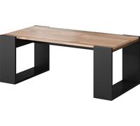Table basse NUNKI 120x55 Table basse chêne Wotan / anthracite Table d'appoint