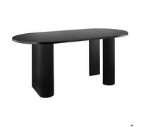 Table basse ""Olova"" noir 120x60x45cm - Atmosphera createur d'interieur