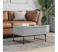 Table basse - OMABETA - CWT10311 - Bois d'ingénierie - Métal - Plateau relevable - 70x50x40 cm