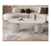 Table basse organique en fibre de ciment 130cm ORKA