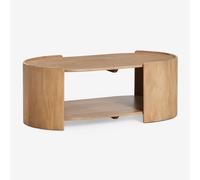 Table basse ovale 110x60 cm en bois de manguier Sidney Bois de Mangue