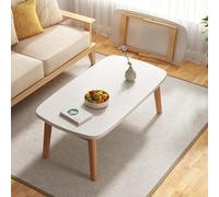 Table basse ovale pliable pour salon et chambre à coucher, multifonction, pas de montage nécessaire