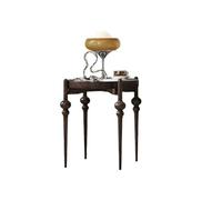 Table basse, Pays d'Amérique française, quelques bords ronds en bois massif, petite table basse rétro légère for le salon, canapé de luxe léger, petite armoire latérale, quelques meubles pour salon, c